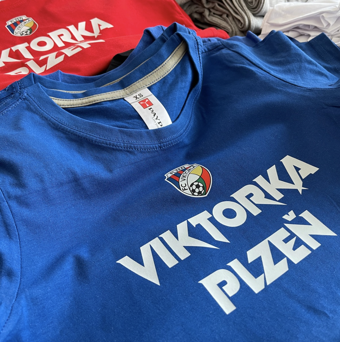 Sportovní merch pro FC Viktoria Plzeň - trička